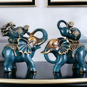 Cặp Voi Để Bàn DDB007